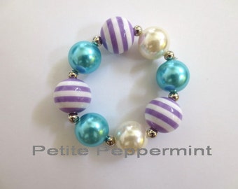 Toddler Bracelet,Chunky Bead Bracelet,Children Bracelet,Girl Bracelet,Girl Jewelry,Baby Chunky Bracelet, Little Girl Bracelet