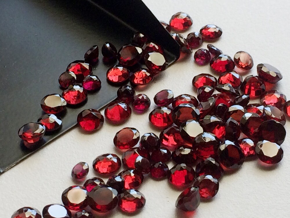 Loose Gemstones Faceted Rose Cut