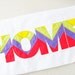 Diagonal Bias Patchwork rag edges applique alphabet and numbers -  machine embroidery applique designs - 4x4, 5x7, 6x10  INSTANT DOWNLOAD