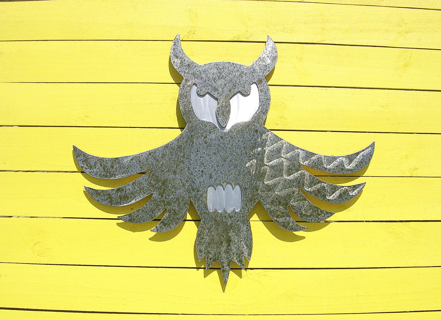 Owl Art Outdoor Metal Wall Art Owl Sculpture by LemonBayMetalArt