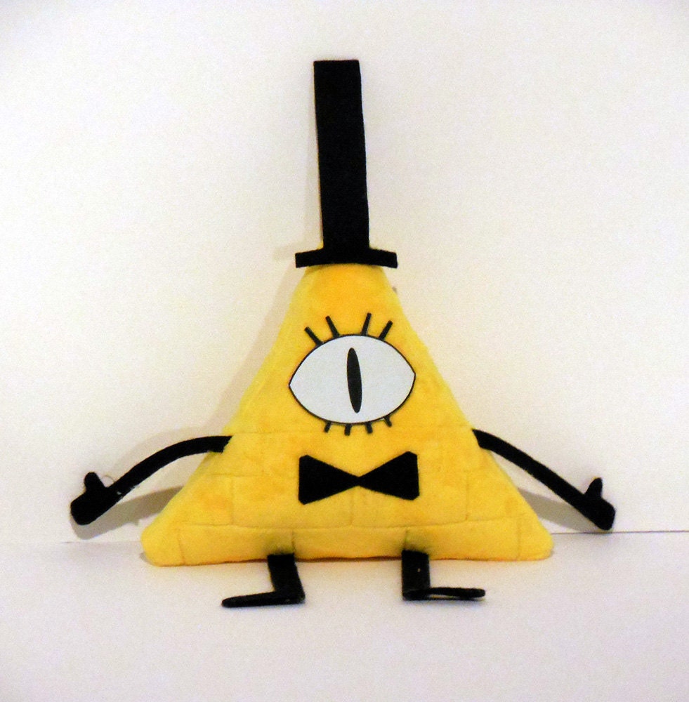 Gravity Falls Bill Cipher 12 inch Fan-made Minky Plush