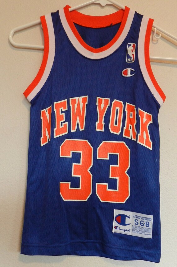 vintage 80s New York Knicks Basketball Jersey Patrick Ewing