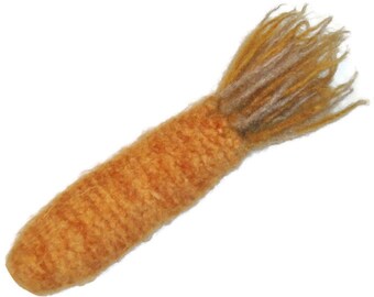 Cat Toy - F.Ritter - Catnip Toy - Kitty Cat Corn Organic Catnip Hand Knit Felted Cat Toy - No Polyfil, Pure CornNip Stuffing
