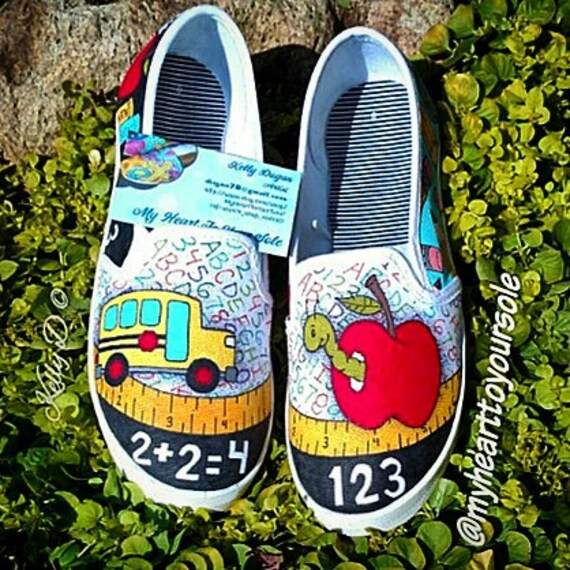 custom teacher shoes