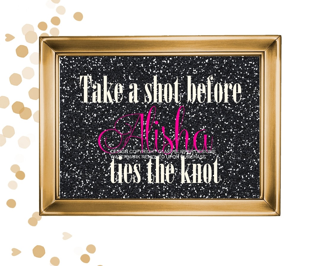 Printable bachelorette party signs/ hen party signs/ take a
