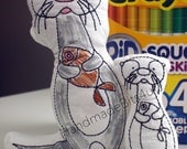 DoodleIts - Doodle It - Otter - Washable Softie - Plushie