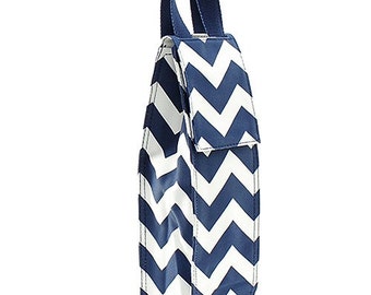 monogrammed insulated wine tote