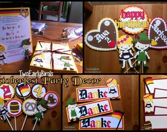 Oktoberfest Party Decorations-Design Your Own Package