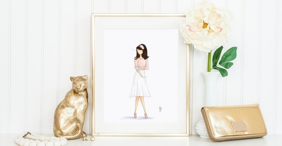 Custom Fashion-Inspired Illustration Portrait for 1 Person