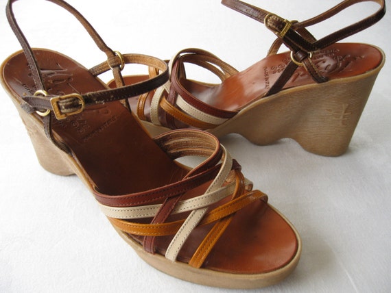 neutral platform sandals