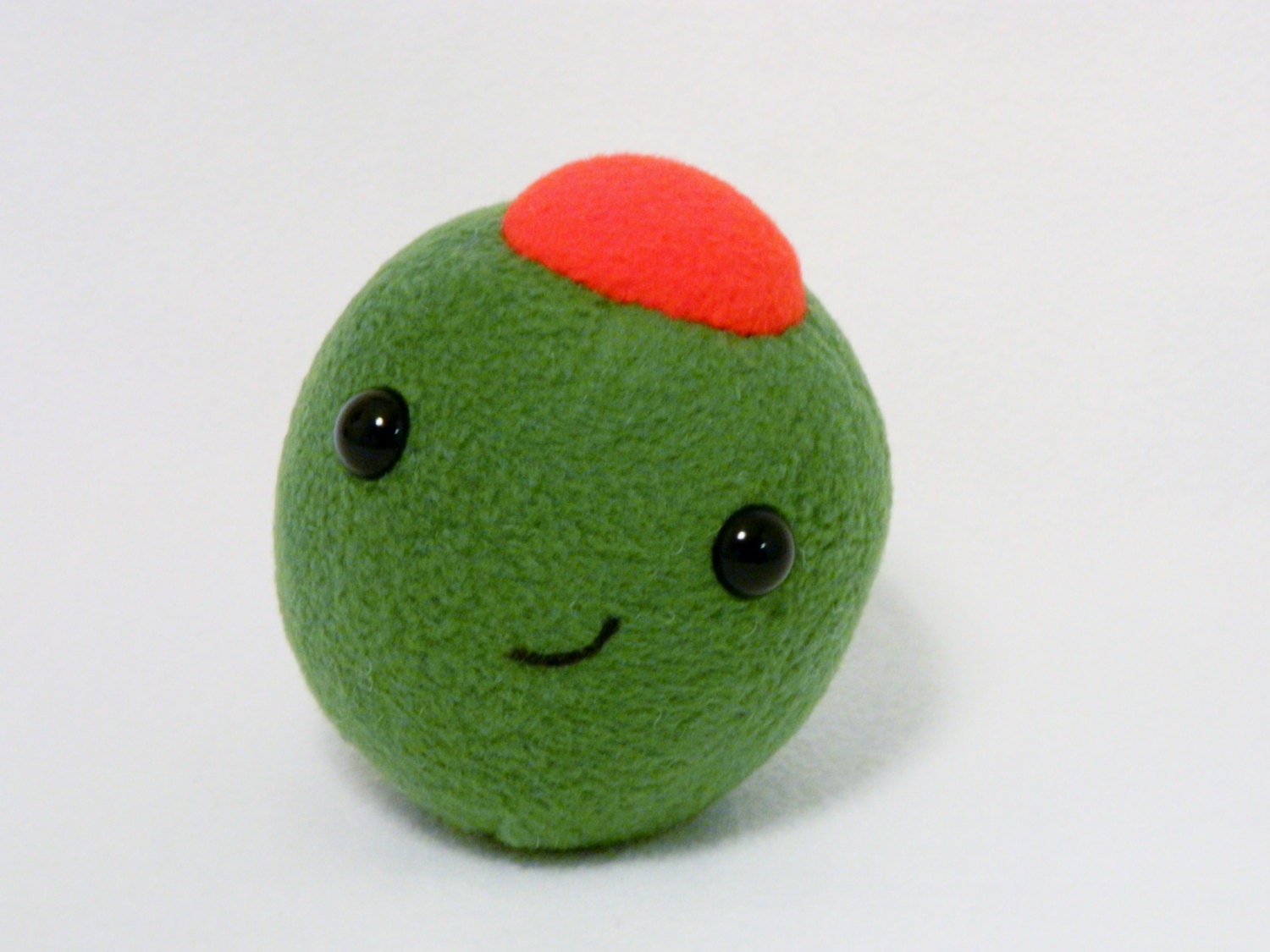 Plush olive stuffed food toy