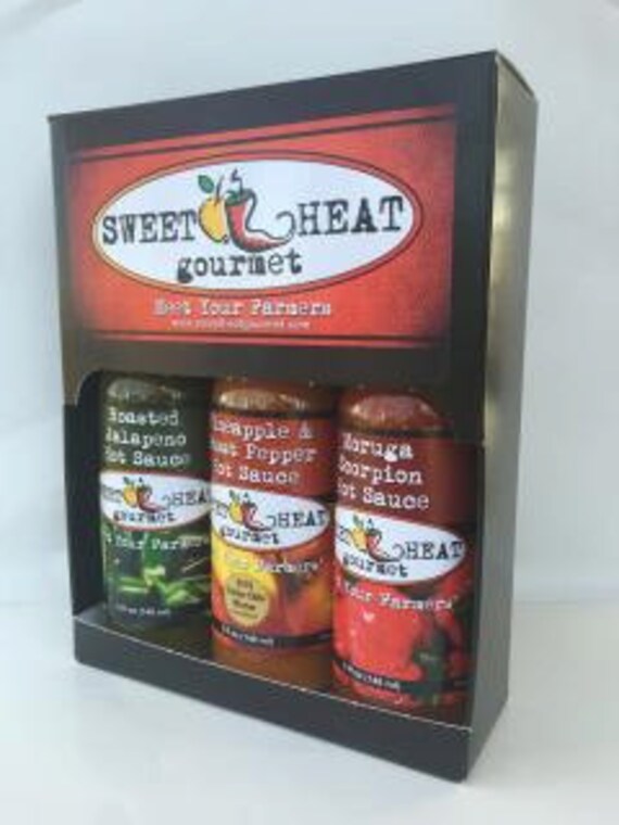 Hot Sauce Gift Box by SweetHeatGourmet on Etsy