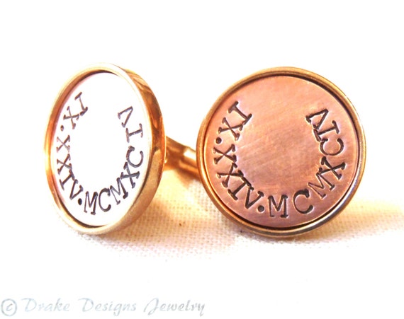 7th anniversary gifts for men personalized cufflinks husband gift for ...
