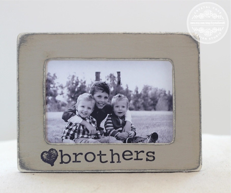 Brothers Picture Frame GIFT New Baby Boy Frame Gift Birth