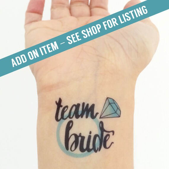 15 Custom Bachelorette Party Temporary Tattoos by LoveAndLion