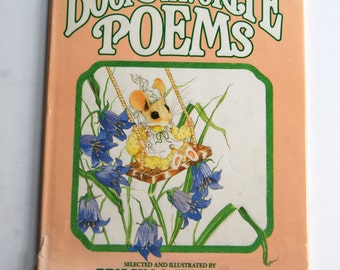 Vintage Children's Book, A Merry-Mouse Book of Favorite Poems