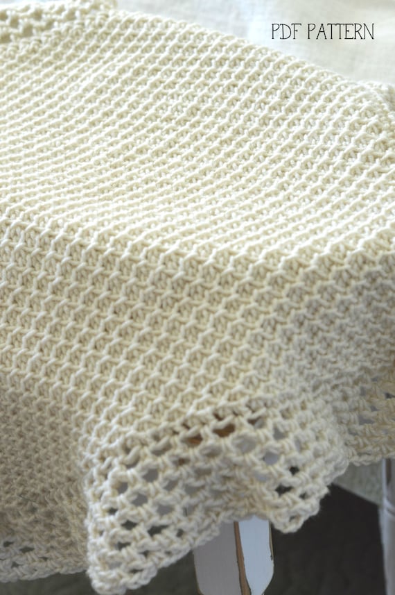 free tunisian crochet baby afghan patterns