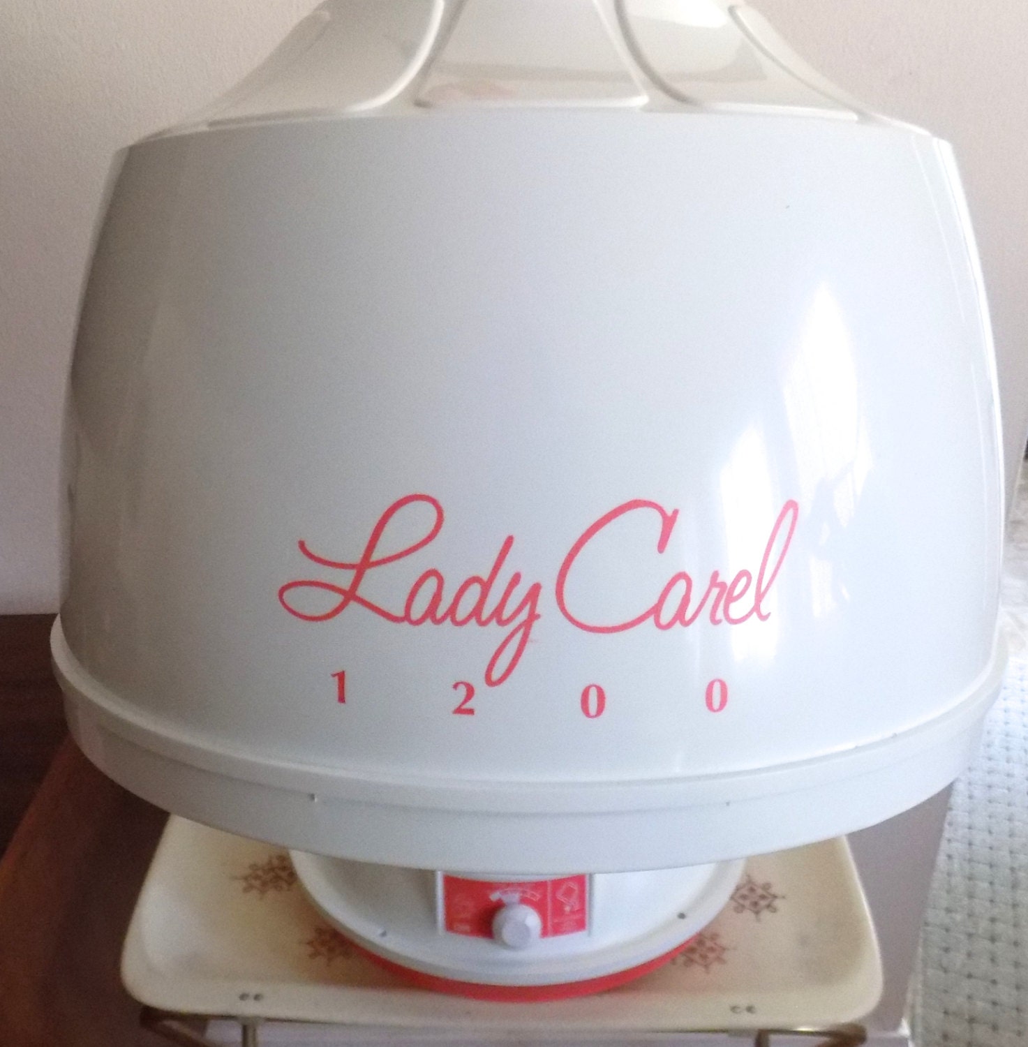 Vintage Lady Carel 1200 Table Top Hair Dryer Retro Salon