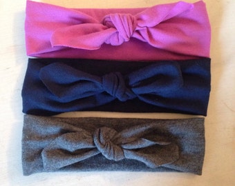 Izzy Collection - Set of 3 Organic Knotted Headbands - Ready to Ship ...