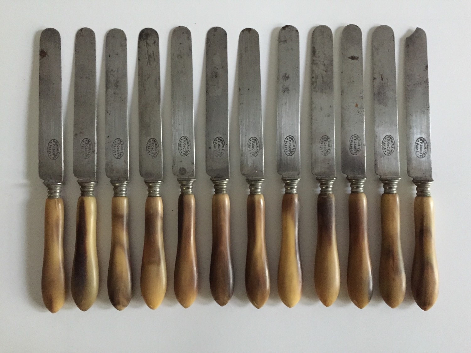 Antique French Bone Handled Knife Set in Case – Haute Juice