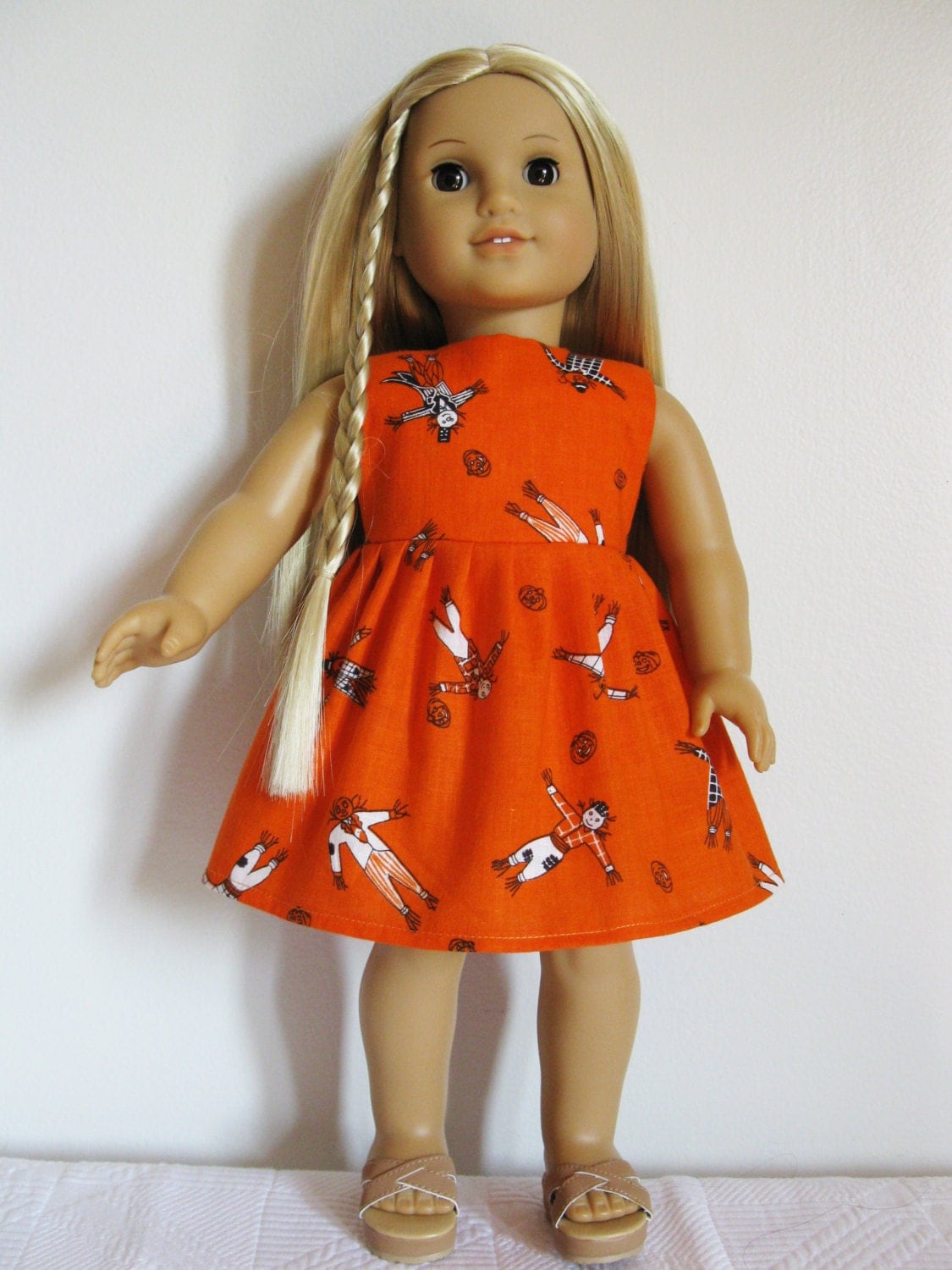 SALE Handmade Doll Clothes Dress Fits 18 American