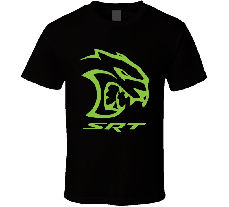 Hellcat Challenger SRT Green T Shirt by MotorCityHardware on Etsy