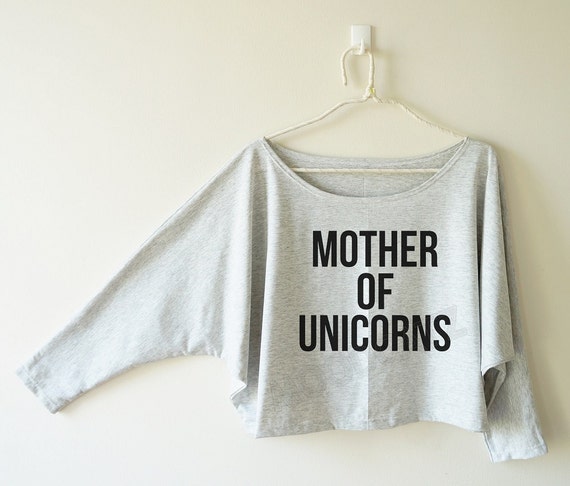 Mother of unicorns tshirt unicorns shirt funny shirt women 3/4