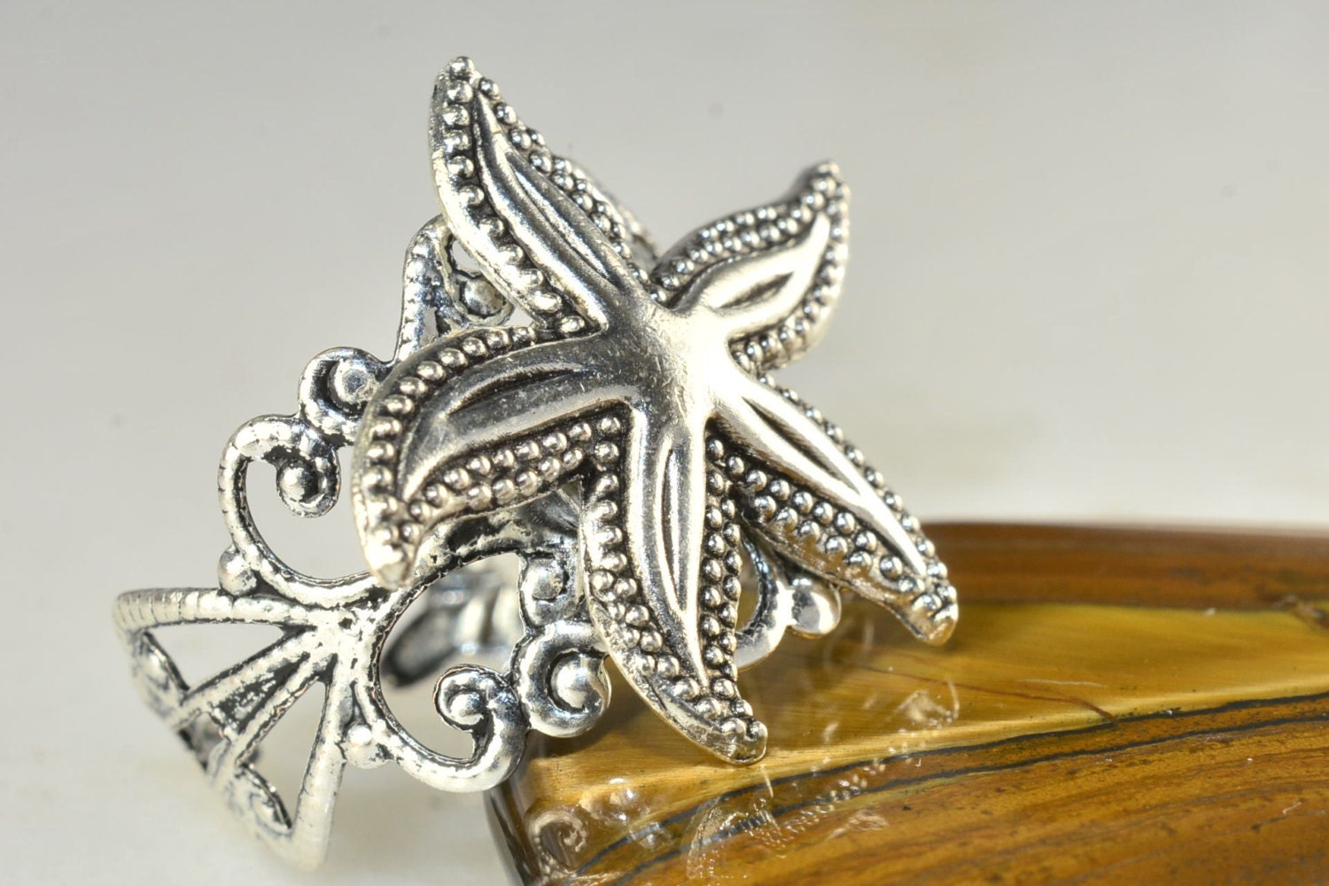 Silver Starfish RingStarfish RingBeach JewelrySea