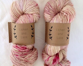 Orchid ~ Lichen and Lace Hand Dyed Yarn