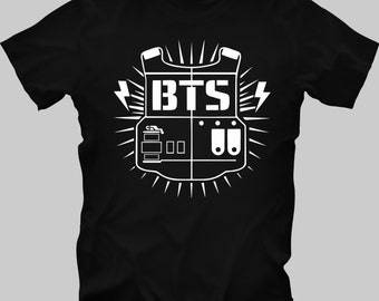 Kpop Bts Bangtan Boys (Rap Monster Jimin V Jin J Hope Suga Jung Kook) T Shirt Tee kpop