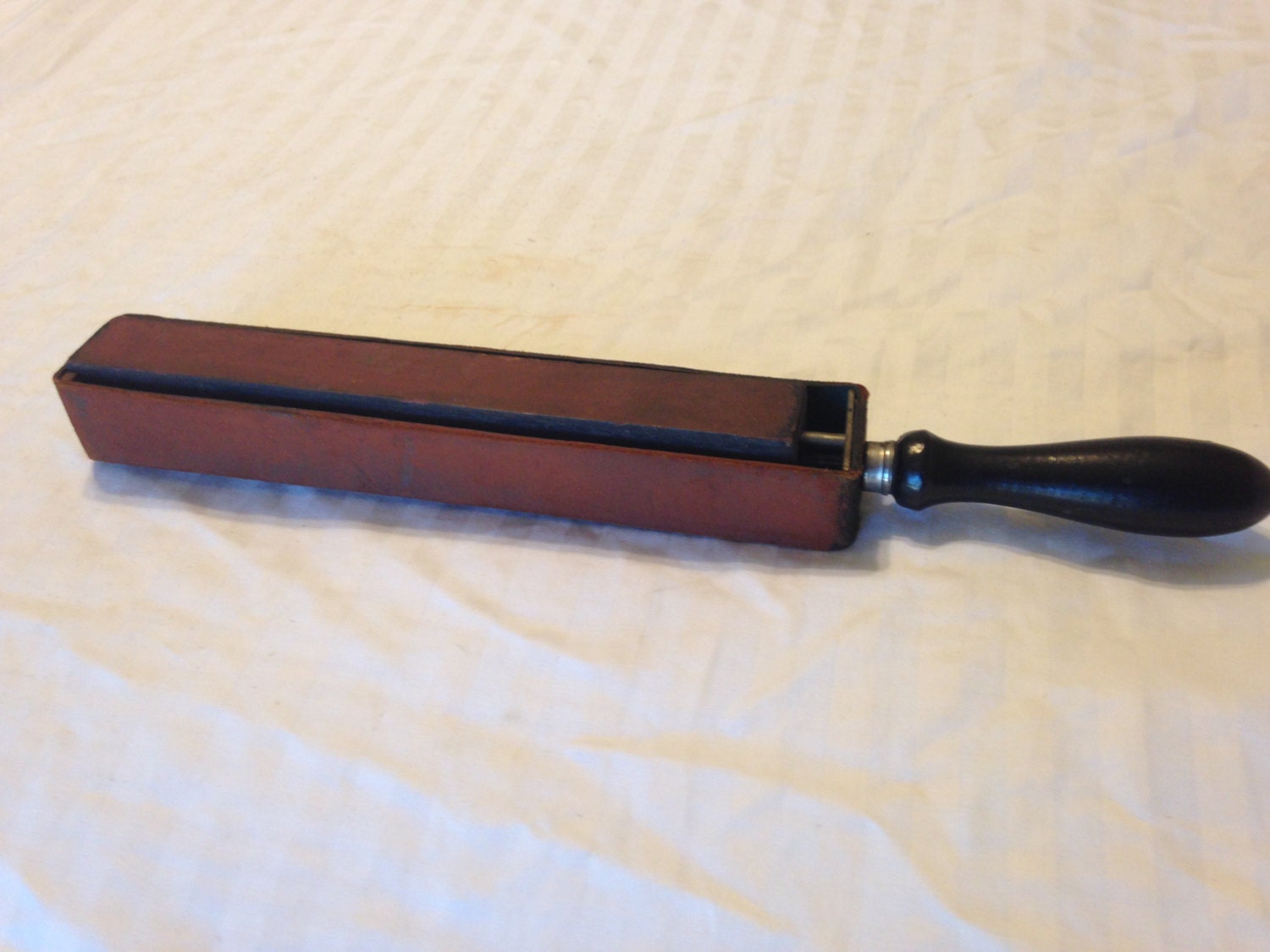 Antique Adjustable Leather Razor Strop Barber Shop