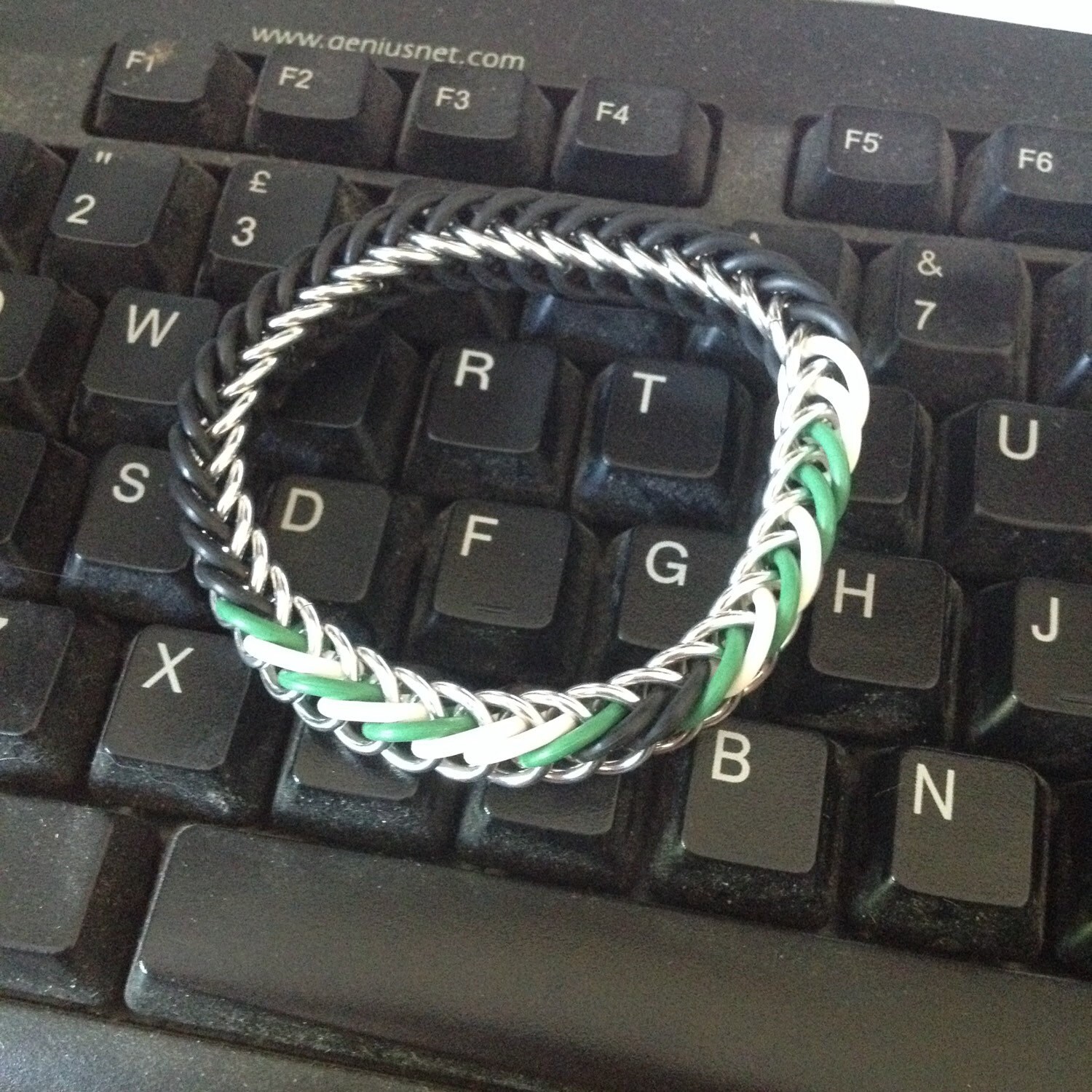 Binary Bracelet Initials Bracelet in Binary Geeky Bracelet