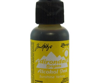 Tim Holtz Adirondack Alcohol Ink Brights SUNSHINE YELLOW 0.5oz (PM4026)