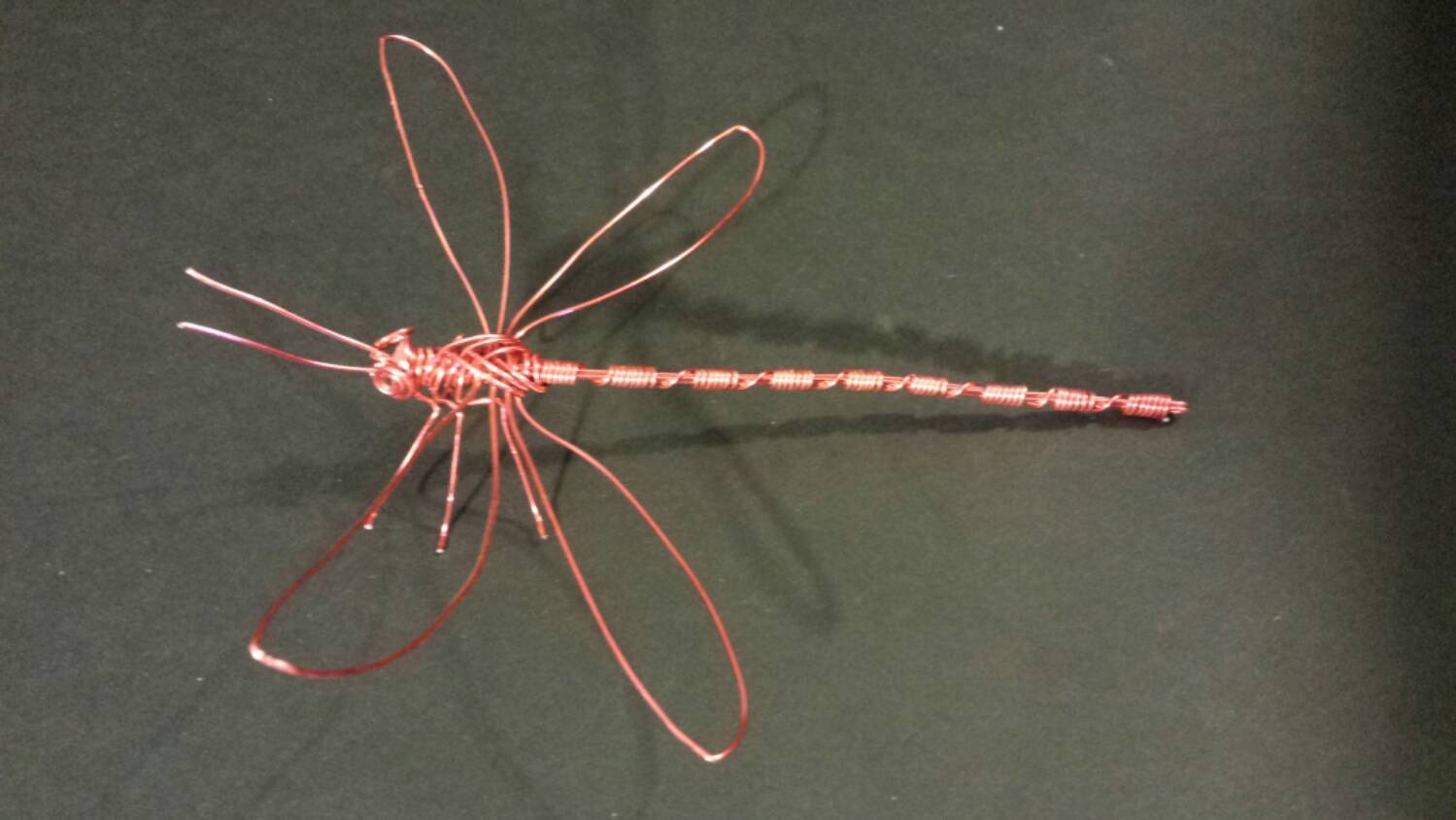 Dragonfly wire sculpture