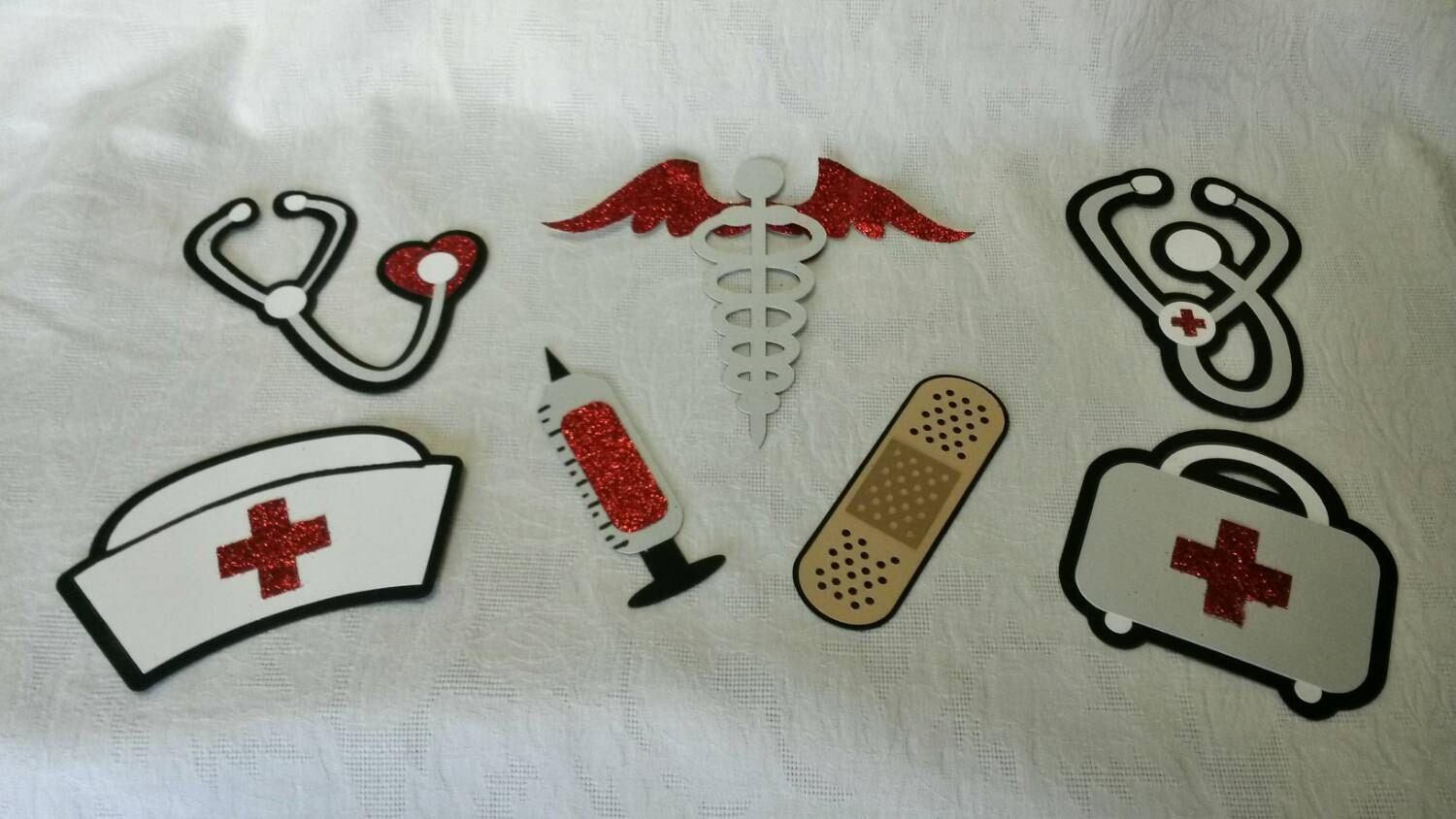 Nurse Die Cuts Nurse party Nurse Graduation Cap Die Cuts Etsy