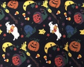 FREE SHIPPING - 30" X 44" - Halloween Fabric by V.I.P Fabrics. 100% Cotton FREE SHIPPING - 30" X 44" - Halloween Fabric by V.I.P Fabrics. 100% Cotton