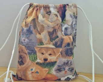 String backpack,draw string bag,dogs bag,dogs backpack,cats bag,cats backpack,canvas backpack,beach backpack,fabric backpack,dogs purse