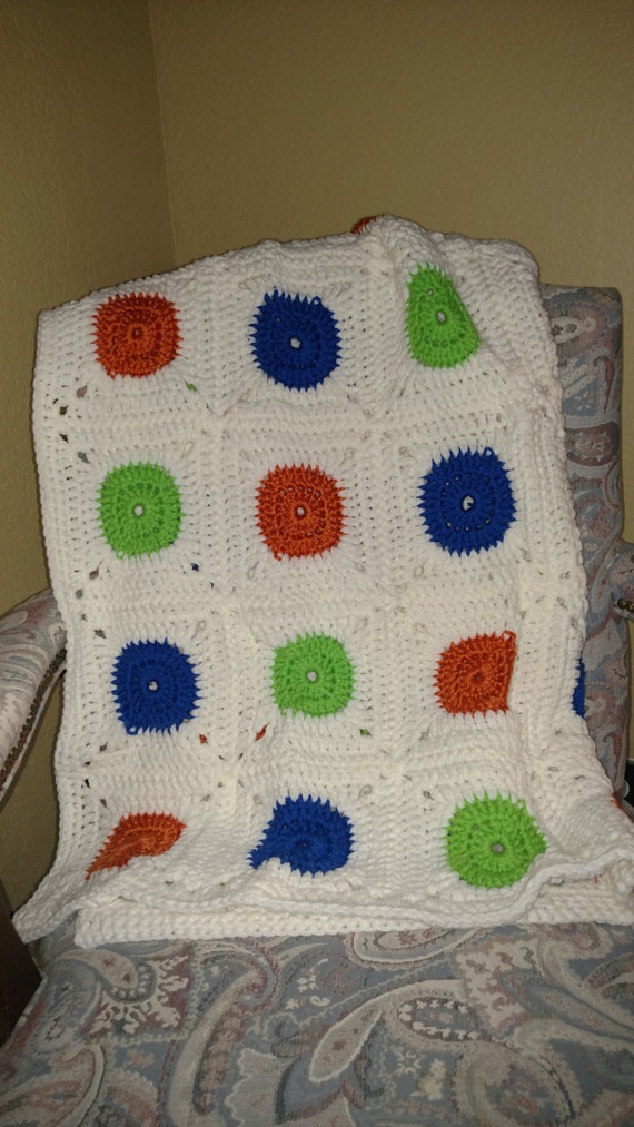 Baby Boy Crib Blanket by KitandaKreations on Etsy