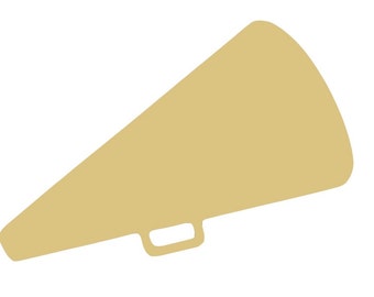 Megaphone cutout | Etsy