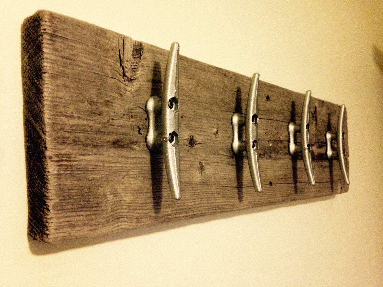 Driftwood Coat Rack Beach Coat Rack Nautical by PipesandPlanks