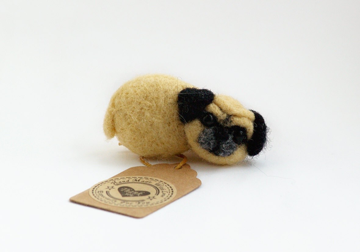 pug brooch pug brooch broach lover gift pug jewelry felted miniature pug brooch pug brooch broach lover gift pug jewelry felted miniature