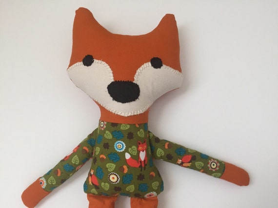 Woodland Stuffed Animal Fox Woodland Nursery Forest