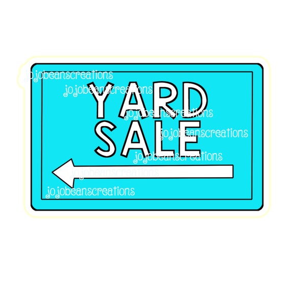 Yard Sale Sticker by JojoBeansGoodies on Etsy