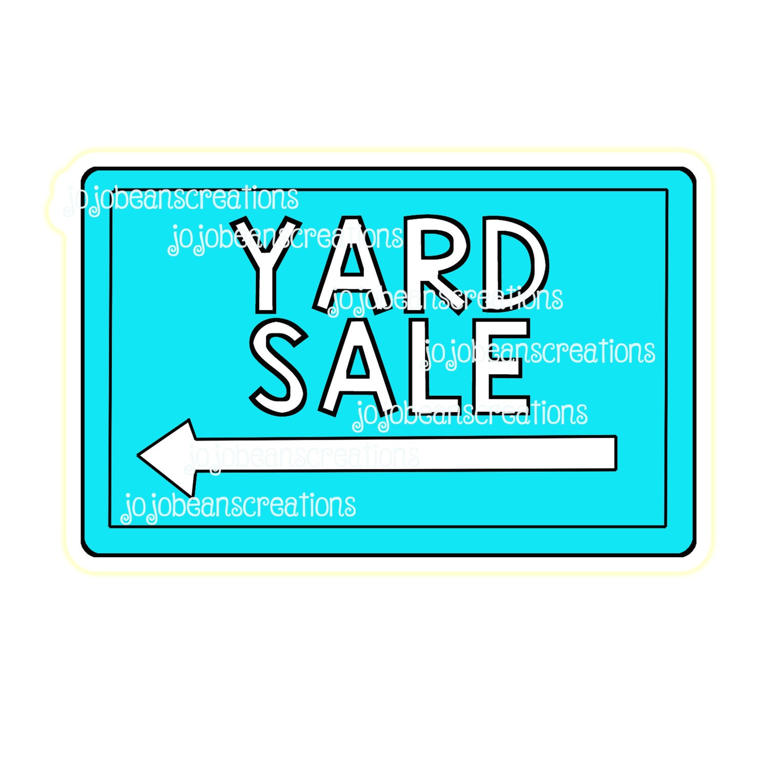 Yard Sale Sticker by JojoBeansGoodies on Etsy