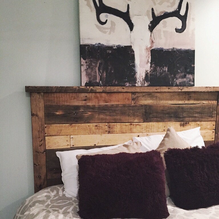 Rustic Headboard Reclaimed Headboard Rustic Furniture Queen