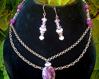 amethyst choker