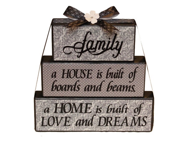 inspirational family sign home decor blocks by timelessnotion inspirational family sign home decor blocks by timelessnotion