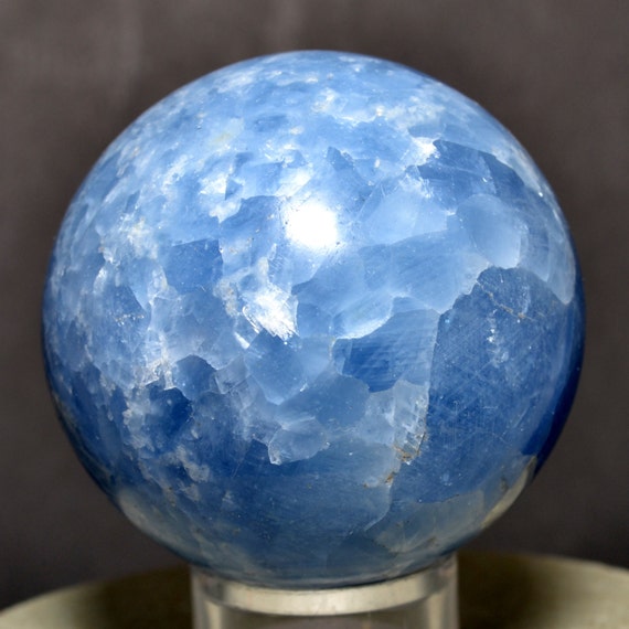 49mm Blue Calcite Crystal Sphere Stone of Mind by HQRP on Etsy