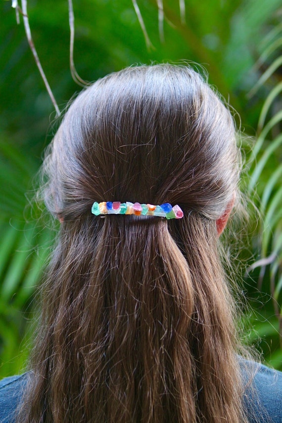 Sea Glass Hair Clip