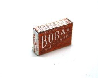 Borax Soap Powder Box Dolls House Miniature